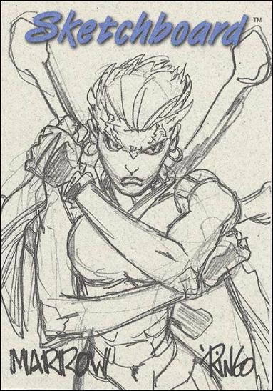 Marvel Creators Collection '98 (Sketchboard Subset) card 15-C Marrow (Grey)