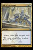 Magic the Gathering: Return to Ravnica (Base Set) card 161 Fall of the Gavel