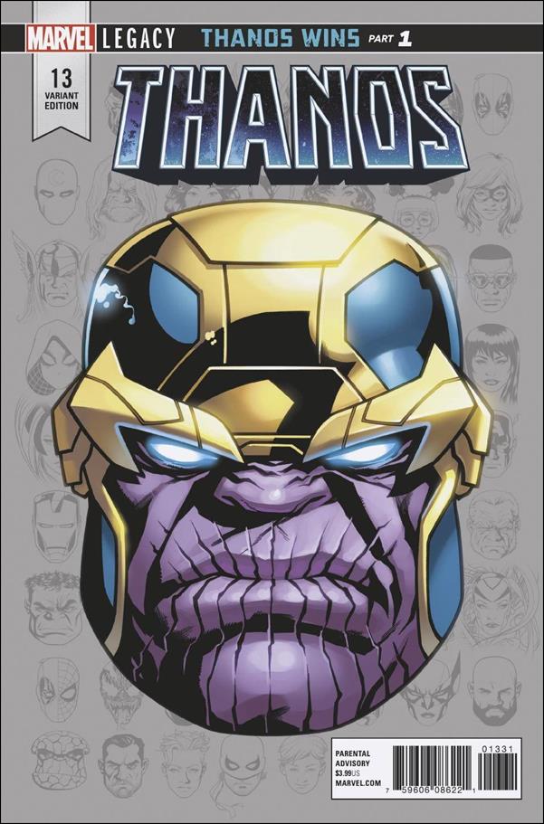 Thanos (2017) issue 13-D Mike McKone 1:10 Headshot Cover