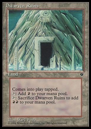 Magic the Gathering: Fallen Empires (Base Set) card 94 Dwarven Ruins