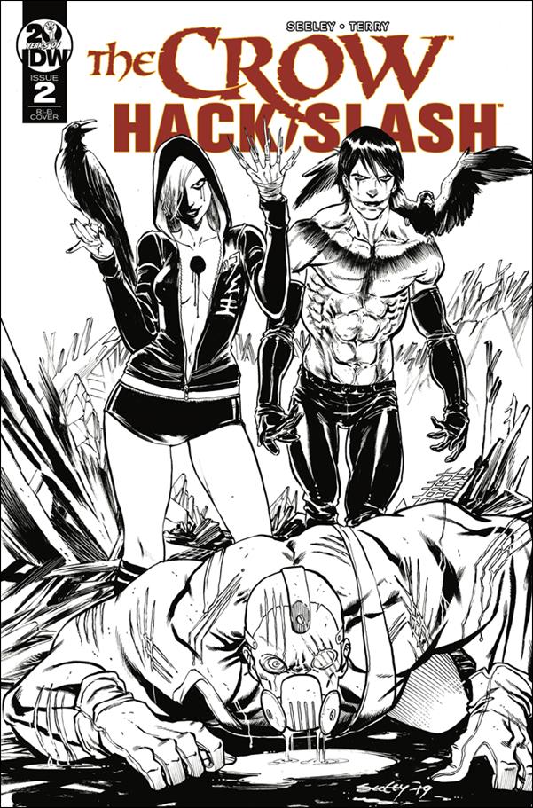 Crow: Hack/Slash issue 2-C Tim Seeley 1:20 Black & White Cover