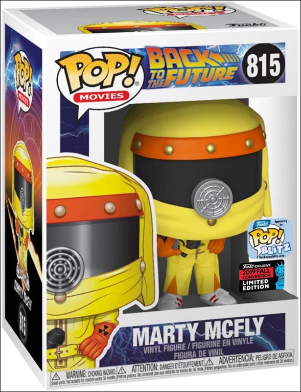 POP! Movies figure 815-B Marty McFly (Space Suit) Fall Convention Exclusive