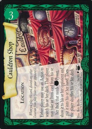 Harry Potter: Diagon Alley (Base Set) card 36 Cauldron Shop