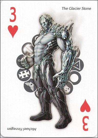 Artifacts Playing Cards (Promo) card 3 Hearts The Glacier Stone - Michael Finnegan