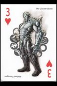 Artifacts Playing Cards (Promo) card 3 Hearts The Glacier Stone - Michael Finnegan