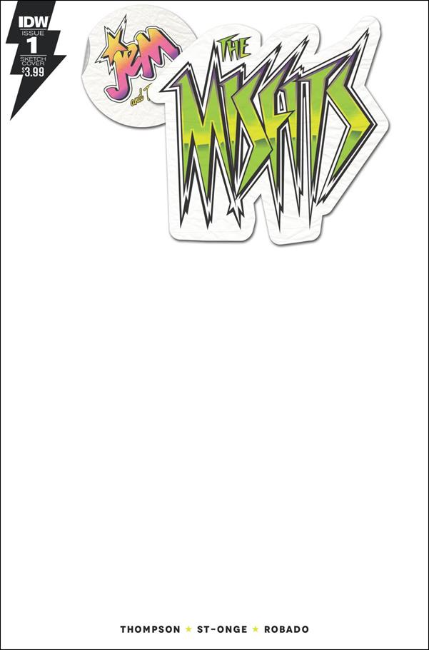 Jem and the Misfits issue 1-C Blank Cover