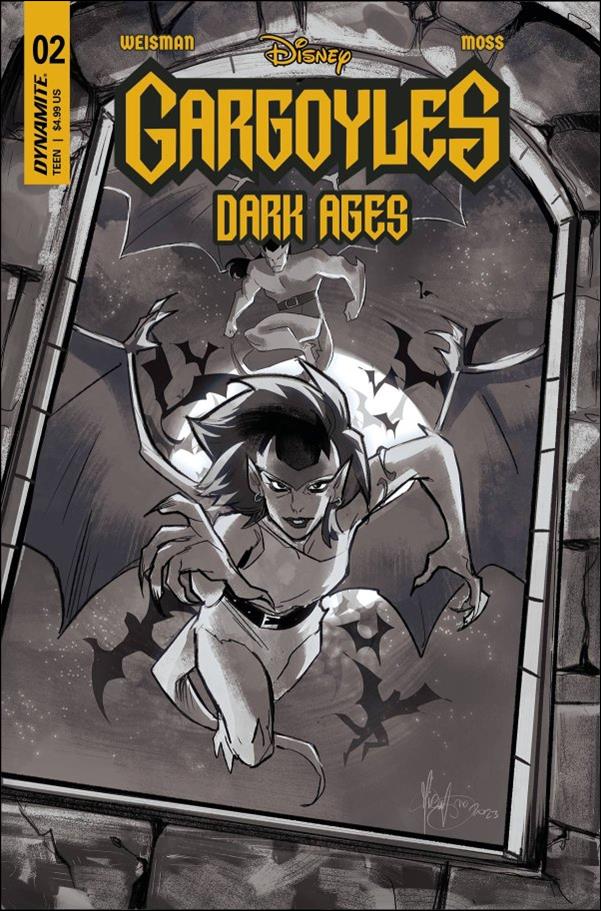Gargoyles: Dark Ages issue 2-K Mirka Andolfo 1:20 Line Art Cover