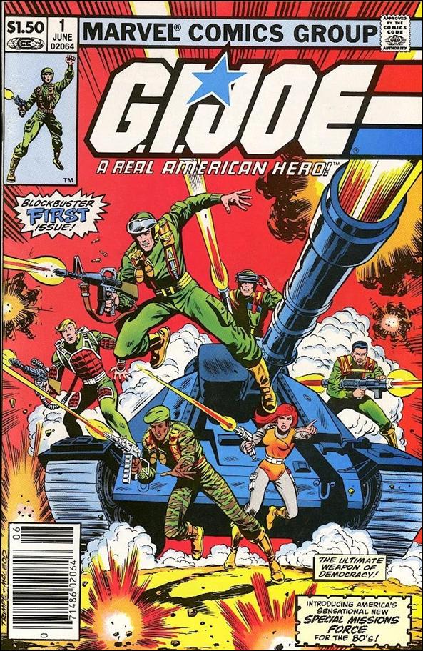 G.I. Joe: A Real American Hero issue 1-B Newsstand Cover