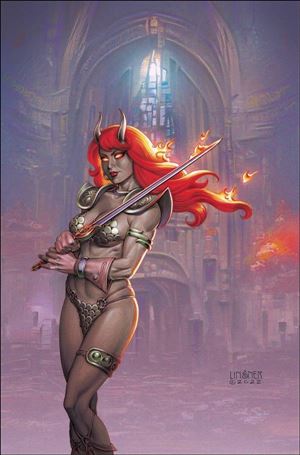 Red Sonja / Hell Sonja issue 2-I Joseph Michael Linsner 1:25 Virgin Cover