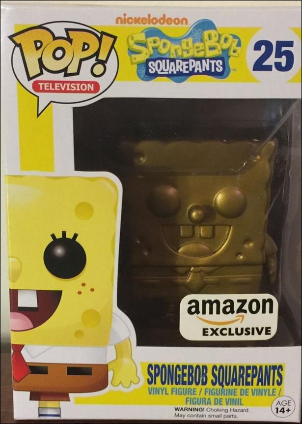 POP! Television figure 25-C Spongebob Squarepants (Gold) Amazon