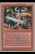 Magic the Gathering: 4th Edition (Base Set) card 207 Keldon Warlord