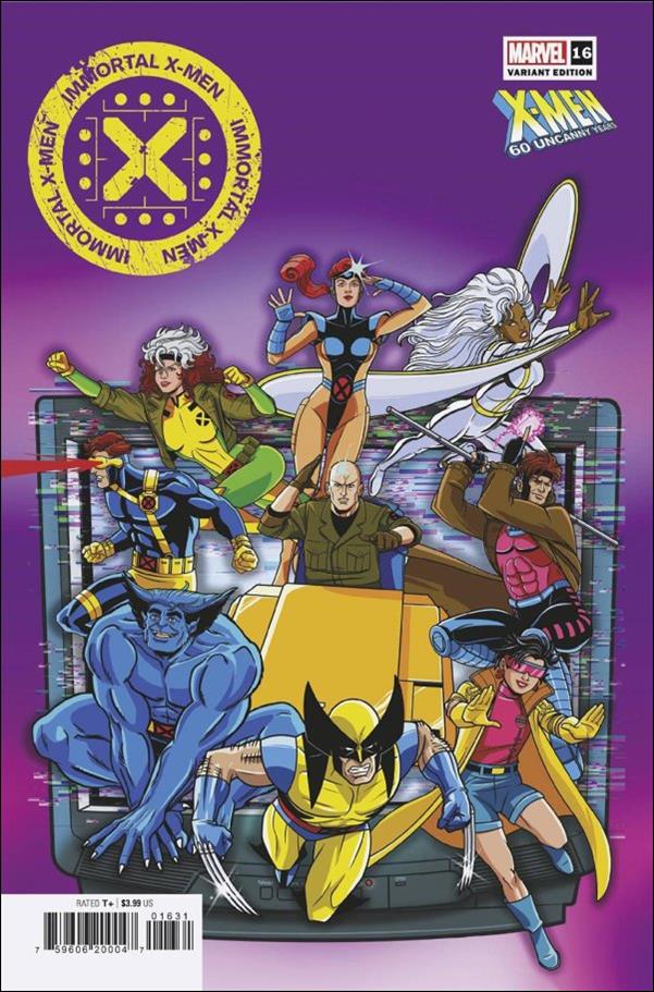 Immortal X-Men issue 16-B Dan Veesenmeyer X-Men 60th Anniversary Cover