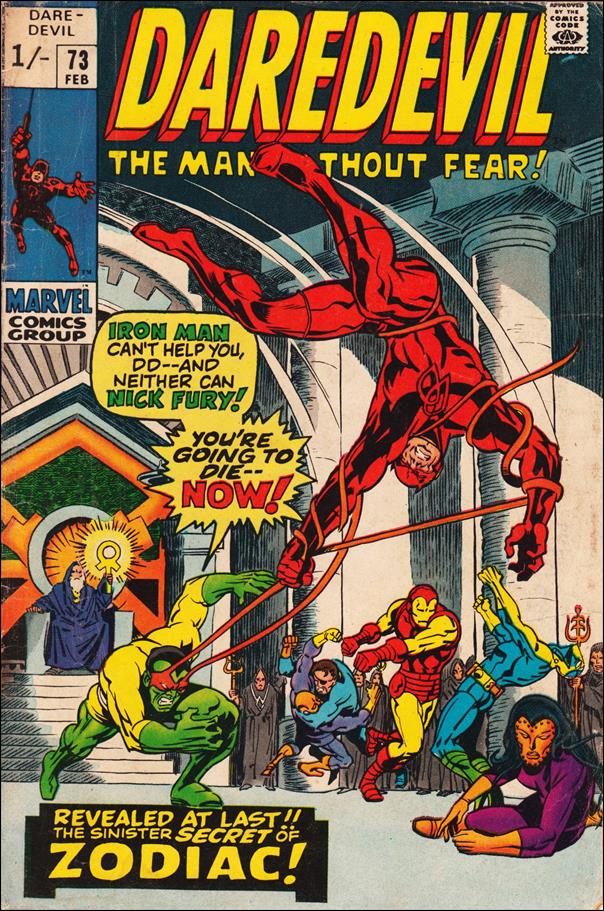 Daredevil (1964) issue 73-B UK Price Cover