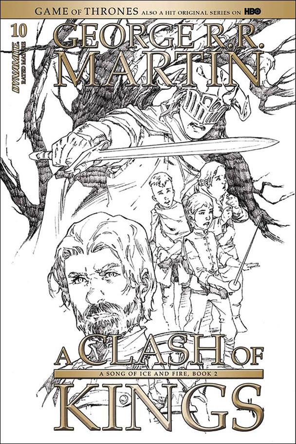 George R. R. Martin's a Clash of Kings (2017) issue 10-D Mel Rubi 1:15 Black and White Cover
