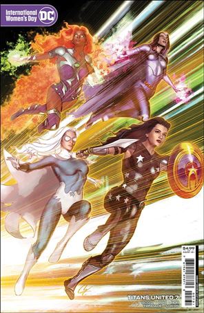 Titans United issue 7-C Cat Staggs International Women's Day Cover