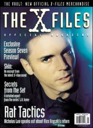 Official X-Files Magazine Volume 1 issue 10-B Alex Krycek Cover