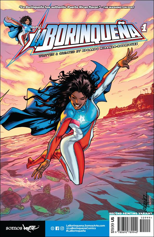 La Borinqueña issue 1-B Second Printing Variant