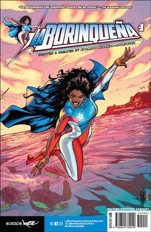 La Borinqueña issue 1-B Second Printing Variant