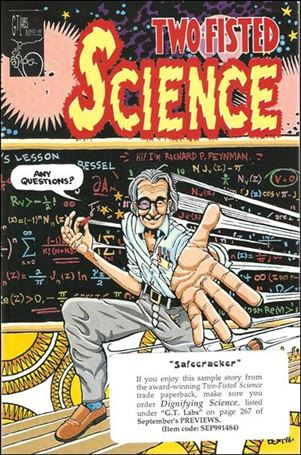 Two-Fisted Science: Safecracker issue 1-B Diamond Promo Sticker Cover