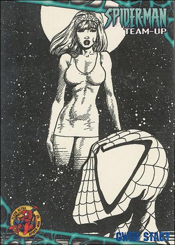 1997 Fleer Ultra Spider-Man (Base Set Blue) card 54 Gwen Stacy