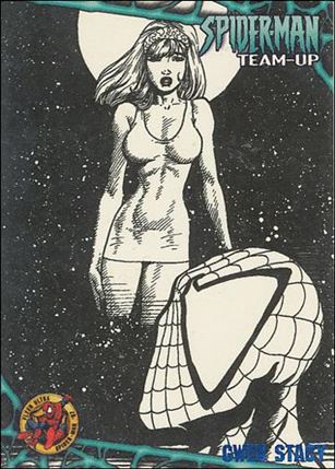 1997 Fleer Ultra Spider-Man (Base Set Blue) card 54 Gwen Stacy