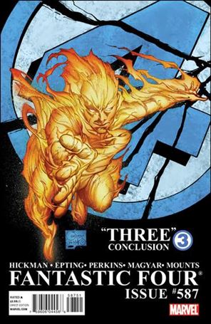 Fantastic Four (1961) issue 587-E Joe Quesada Cover (2nd Printing)