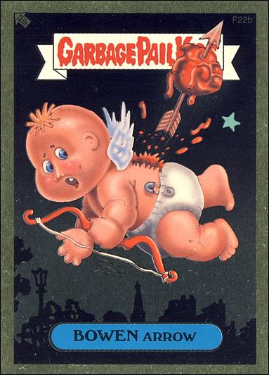 Garbage Pail Kids All-New Series 2 (Foil Sticker Subset)  card F22b Bowen Arrow