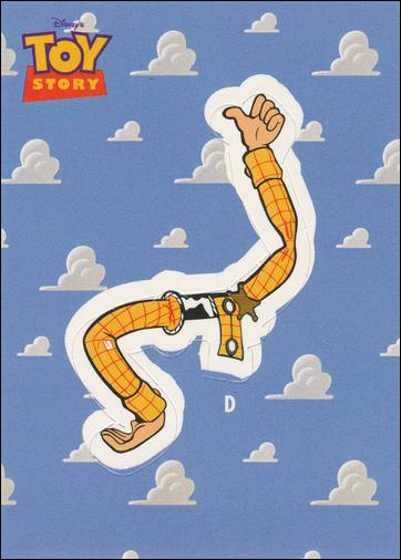 Toy Story Series 1 (Base Set) card 77 Woody part 3