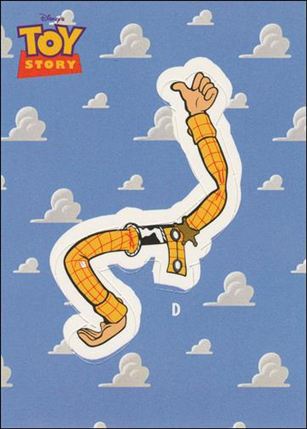 Toy Story Series 1 (Base Set) card 77 Woody part 3