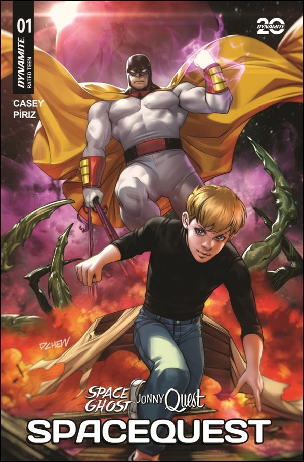 Space Ghost / Jonny Quest: Space Quest issue 1-C Derrick Chew Cover