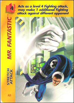 Marvel OverPower (Base Set) card nn148 Mr. Fantastic: Stretch Attack