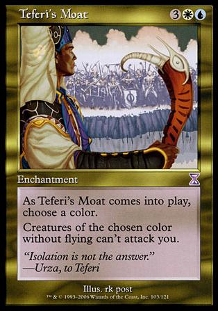 Magic the Gathering: Time Spiral (Timeshifted Subset) card 103 Teferi's Moat