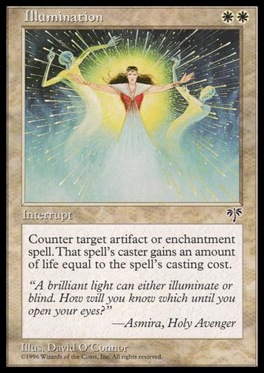 Magic the Gathering: Mirage (Base Set) card 21 Illumination