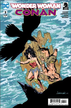 Wonder Woman/Conan issue 3-B Aaron Lopresti Cover