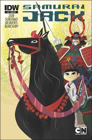Samurai Jack issue 12-B Genndy Tartakovsky Subscription Cover