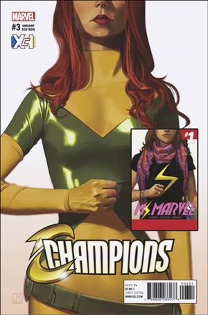 Champions (2016) issue 3-D Jorge Molina XCI Cover