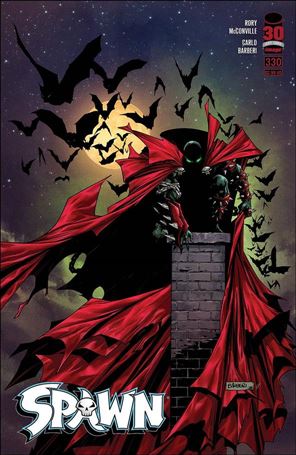 Spawn issue 330 Carlo Barberi Cover