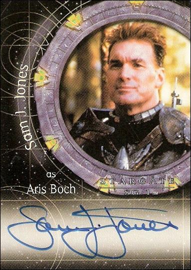 Stargate SG-1: Season 8 (Autograph Subset) card A62 Sam J. Jones as Aris Boch