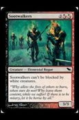 Magic the Gathering: Shadowmoor (Base Set) card 196 Sootwalkers