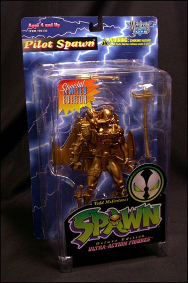 Spawn (Series  2) figure 7 Pilot Spawn (Gold Edition)
