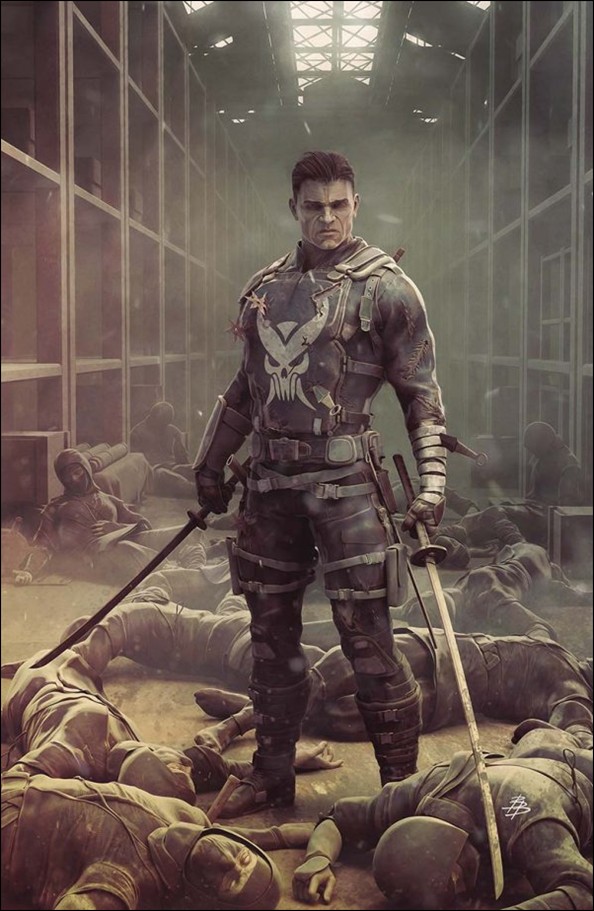 Punisher (2022) issue 1-L Bjorn Barends Shared Retailer Virgin Cover