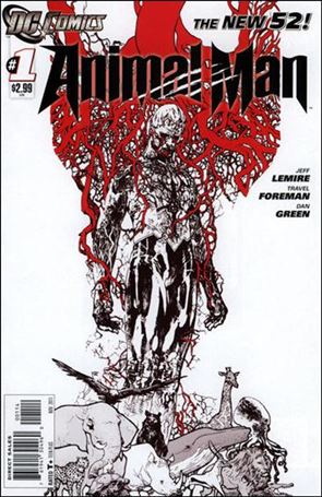 Animal Man (2011) issue 1-D White Cover (4th Printing)