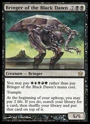 Magic the Gathering: Fifth Dawn (Base Set) card 43 Bringer of the Black Dawn