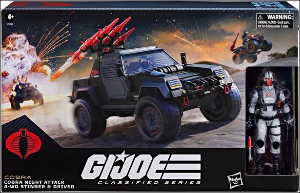 G.I. Joe: Classified Series (6" Action Figures) figure 120 Cobra Night Attack 4-WD Stinger & Driver
