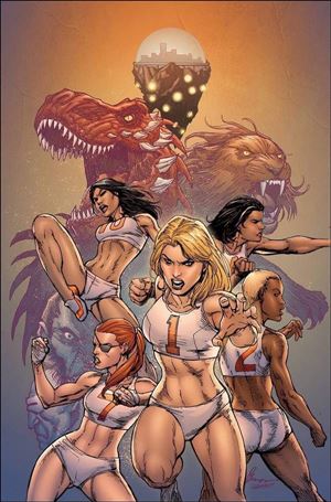 Fight Girls issue 1-H Buzz Bulletproof Comics Virgin Cover 1/250
