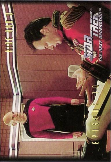 Star Trek: The Next Generation - The Episode Collection Season One (Base Set) card 37 Hide and Q, Episode 10A