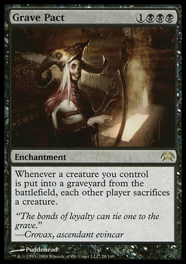 Magic the Gathering: Planechase (Base Set) card 28 Grave Pact