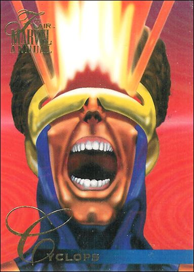 Marvel Annual Flair '95 (Base Set) card 9 Cyclops
