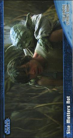 Star Wars Trilogy Widevision (Base Set) card 38 Size Matters Not