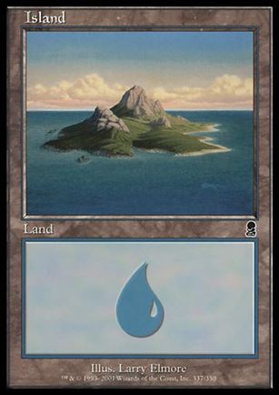 Magic the Gathering: Odyssey (Base Set) card 337 Island